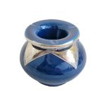 Cenicero azul de ceramica marroquí